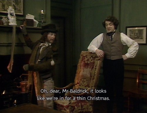 Look's like we're in for a thin Chriistmas Blackadder