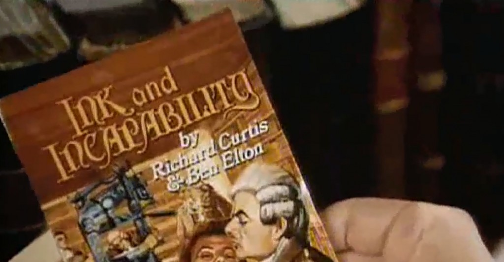 Blackadder series 3 episode 2 ink and incapability