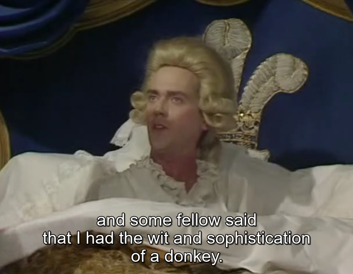 Prince George in Blackadder