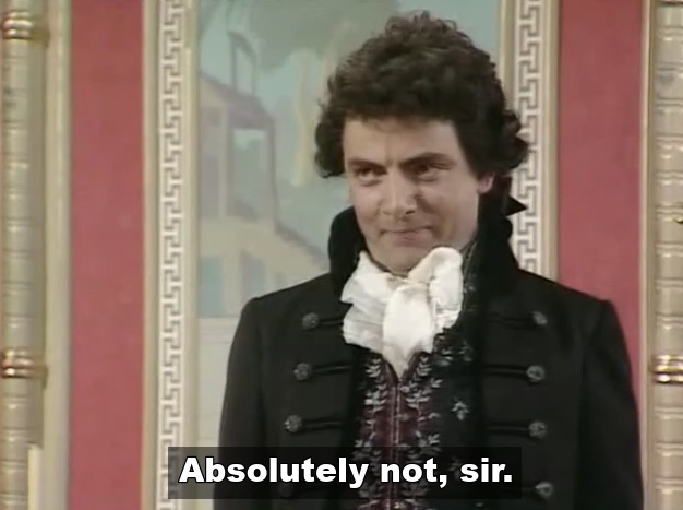 Was Blackadder the Scarlet Pimpernel?