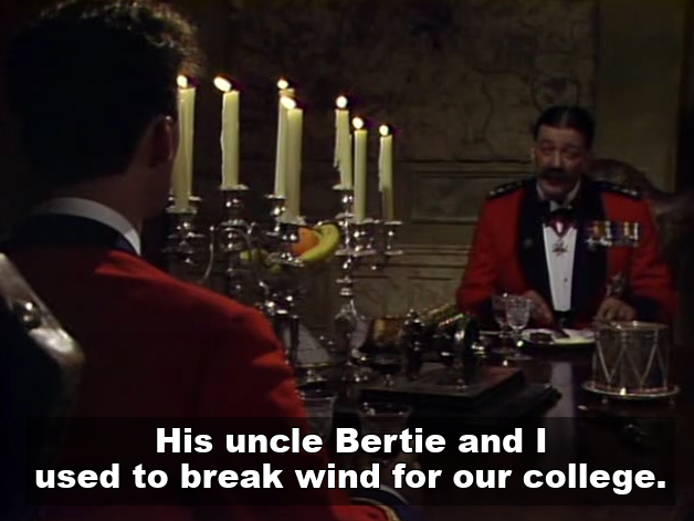 General Melchett in Blackadder