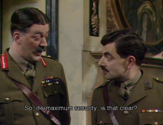 Maximum Security Blackadder