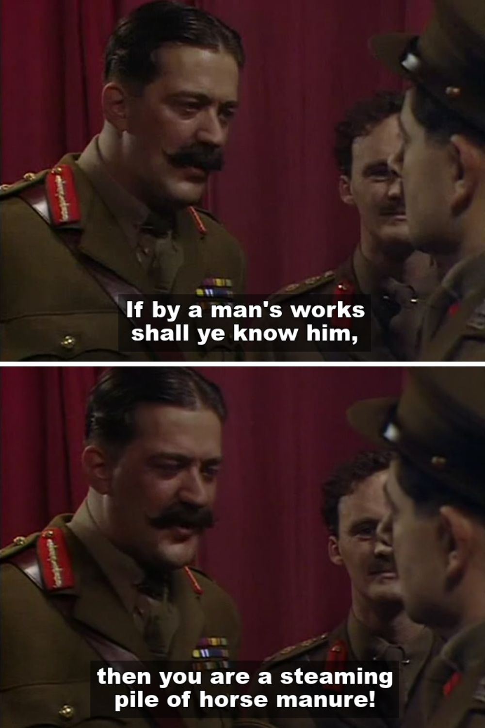 General Melchett (Stephen Fry)