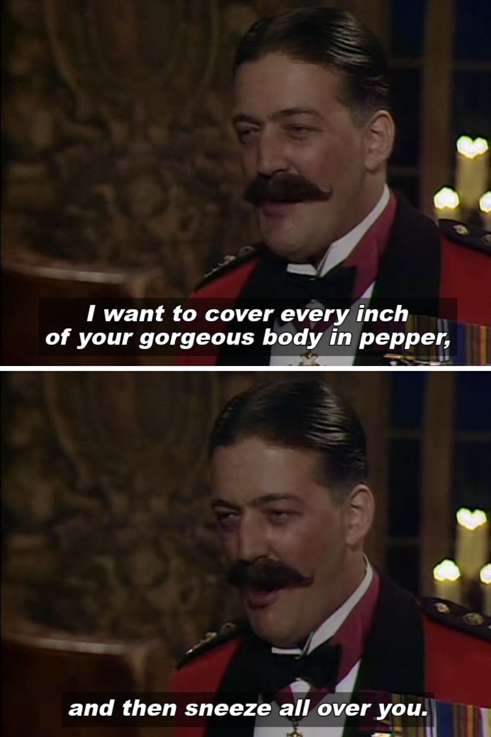 General Melchet Quote from Blackadder Major Star
