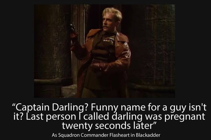 Rik Mayall in Blackadder