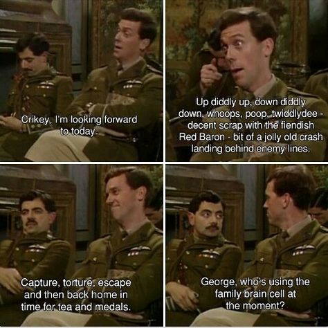 Crikey George from Blackadder