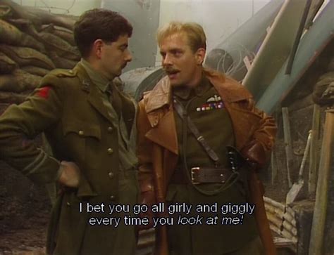 Blackadder Private Plane with Rik Mayall