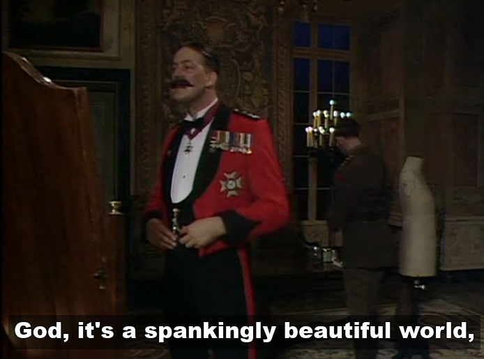 It's a spankingly beautiful world