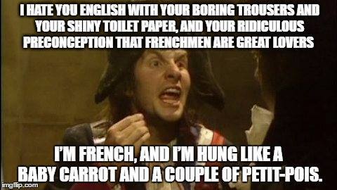 The evil revolutionary from Blackadder played by Chris Barrie