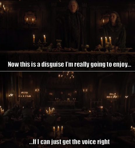 Now if i can just get the voice right - Game of Black and Adder