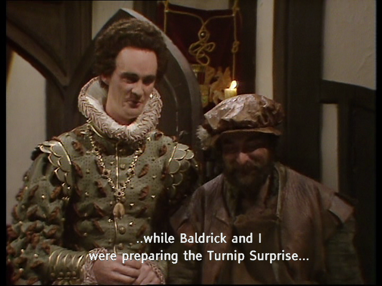 We had quite a surprise - Blackadder turnip quotes