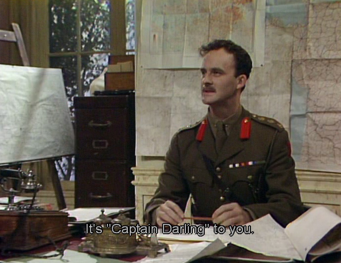 Captain Darling from Blackadder