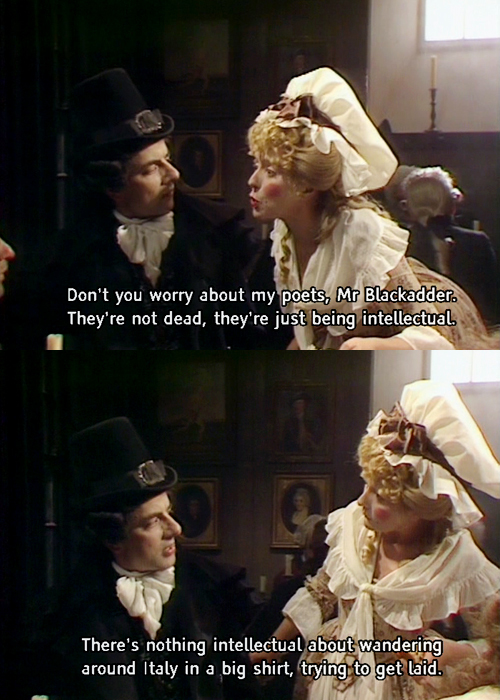 Blackadder Mrs. Miggins coffee shop
