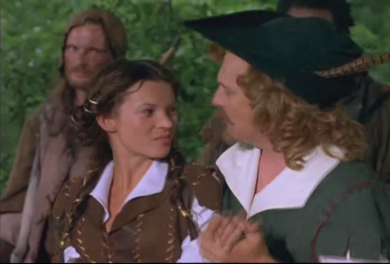 The last Rik Mayall Blackadder appearance - As Robin Hood in the Millennium special