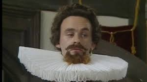 Percy wearing a ruff in Blackadder Head