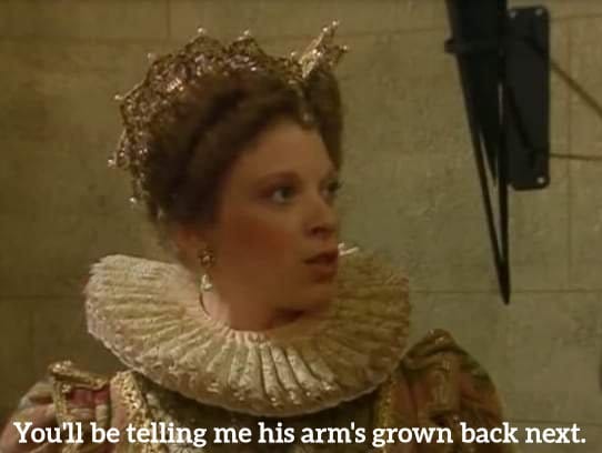 his arm's grown back