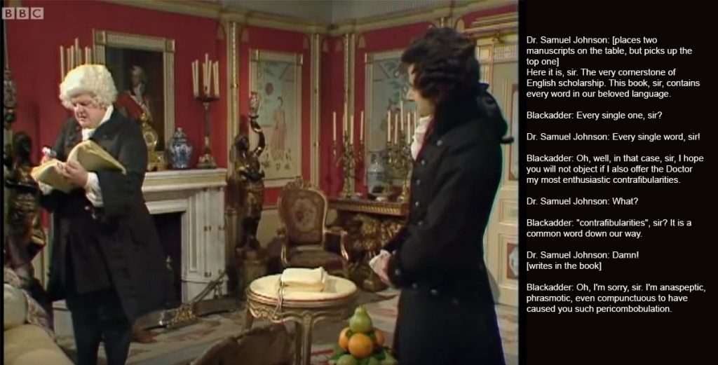 Blackadder with Robbie Coltrane