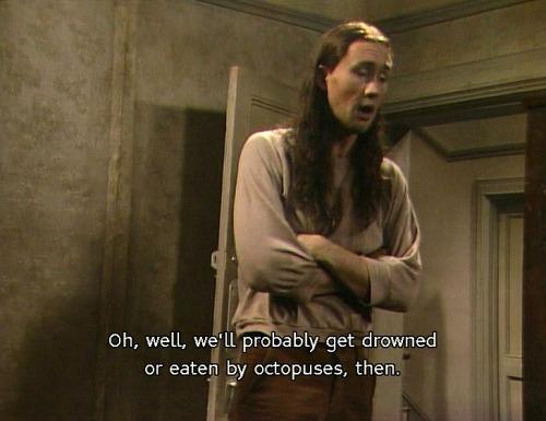 Neil drowned or eaten by octopuses